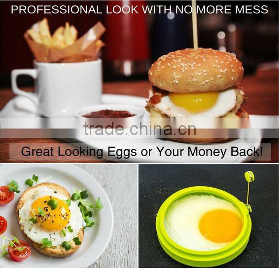 Hot sale food grade FDA and LFGB human shape silicone egg ring moulds kitchen products