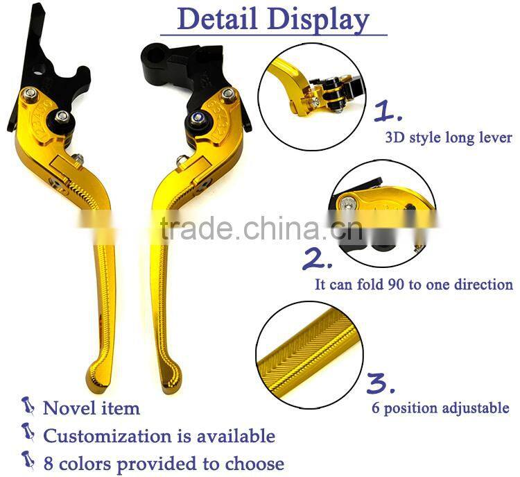 BJ-LS-008 High Quality CNC Folding Motorcycle Hand Brake Lever for Yamaha V-MAX