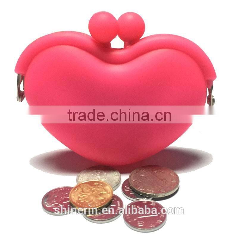 Creative Women Clutch Coin Purse Personalized Promotion Silicone Bag Candy Jelly Change Wallets