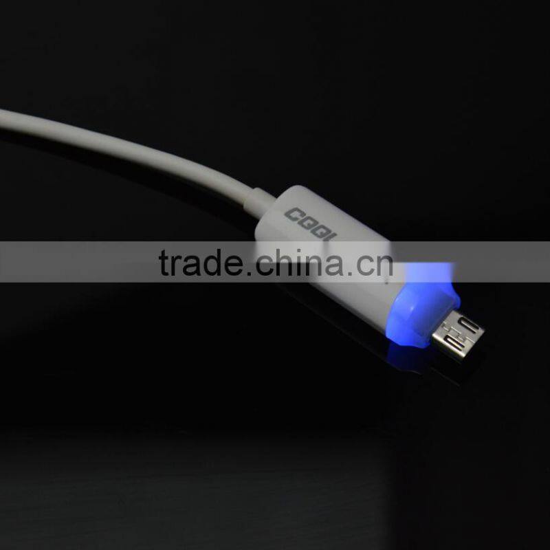 LED micro USB cable