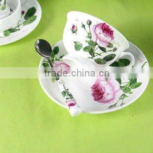 220ml hot sale keurig colour ceramic tea cup and saucer