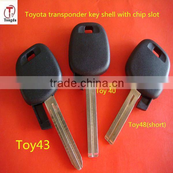 Tongda high quality 2+1 button smart key with emergency key, key cover factory price for toyota