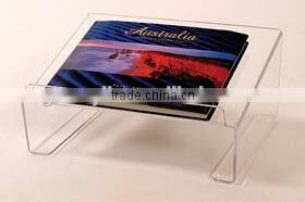 GH-R128 clear acrylic reading standing for podium ,acrylic book holder