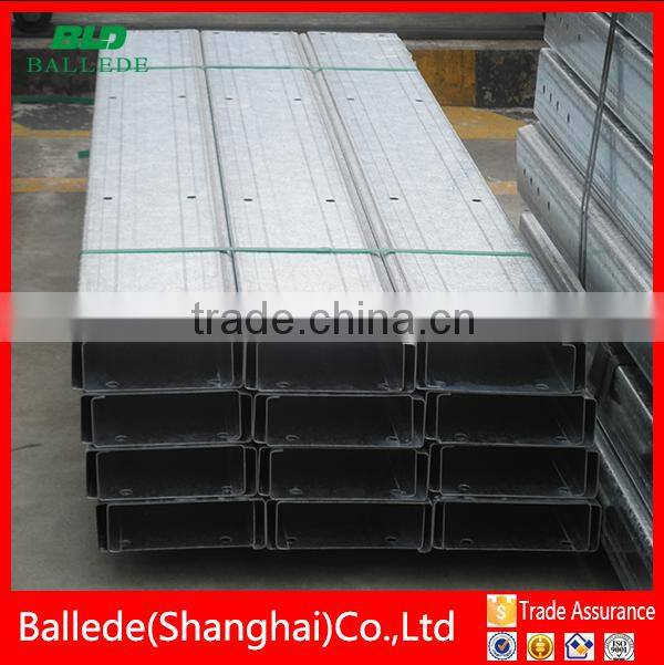hot rolled C section galvanized steel purlin
