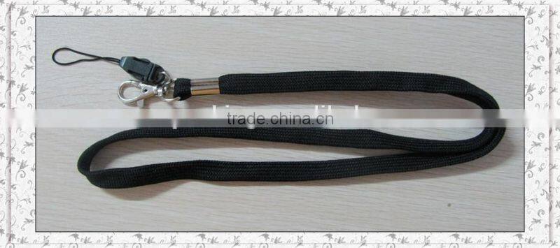 Polyester tube lanyard for ID card holder