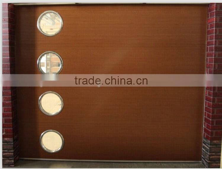 WHITE color overhead garage door with window Automatic Remote Controlled overhead garage door opener Galvanized steel /Aluminum