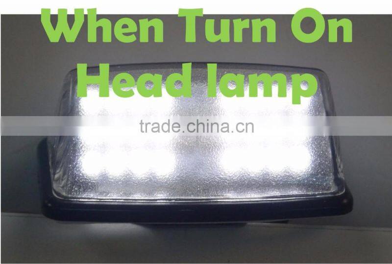 New trend product Car Refit FOR TOYOTA PREVIA Number Plate Light Frame