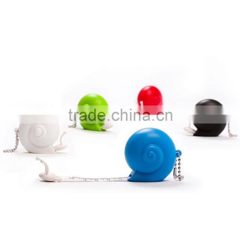 Smile Promotional Gift Mini Snial Measuring Tape