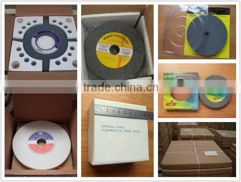 ceramic bond aluminum oxide centerless abrasive grinding wheel for metal