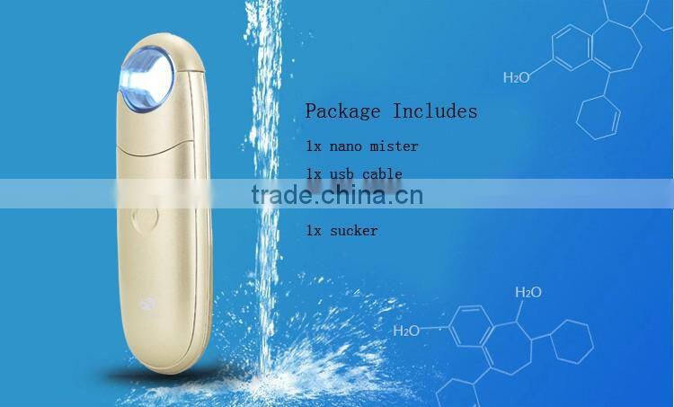 Portable mini nano mist spray / handy nano facial mister
