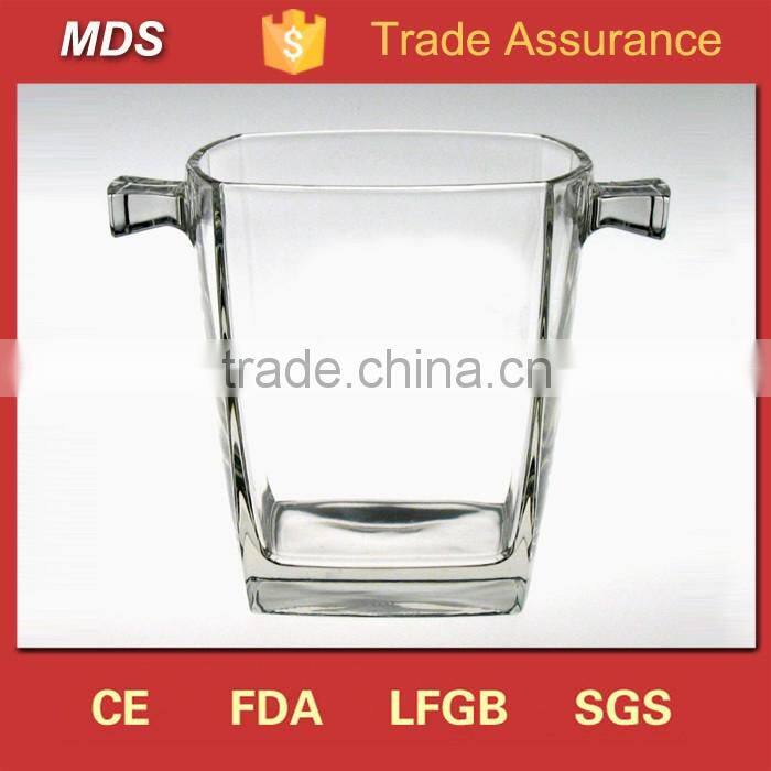 Handmade bulk square belvedere vodka bottle ice bucket