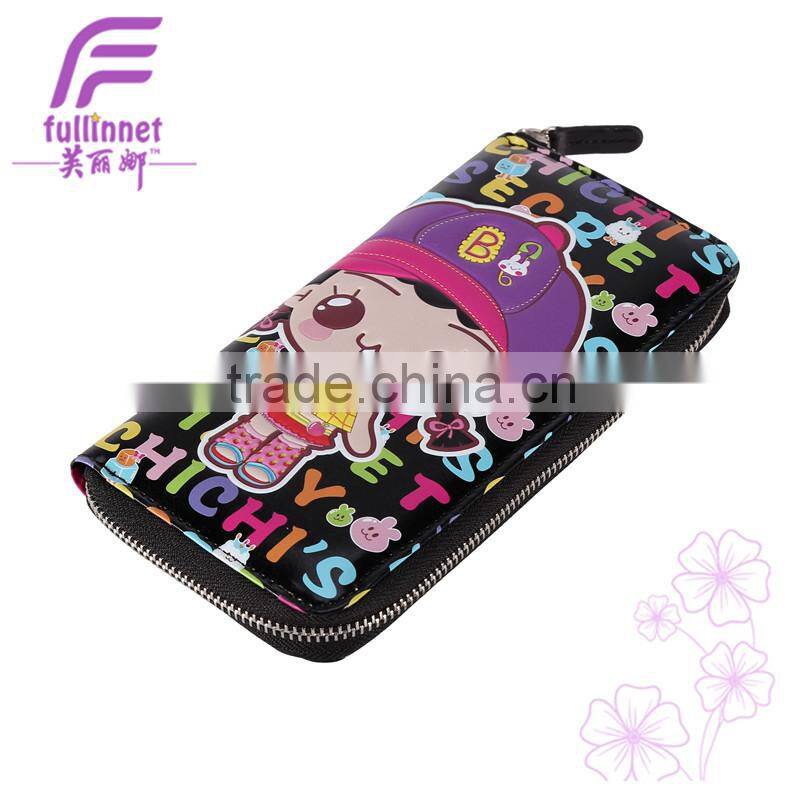 New Model Lady Wallet/Fashion Wholesale Cartoon Printing Woman Wallet/Festival gift
