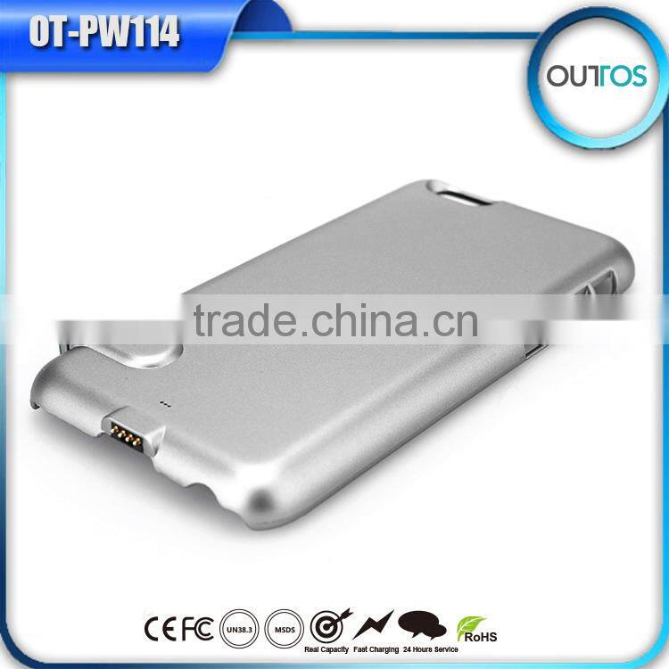 Portable 2000mah power bank case for iphone 6 plus