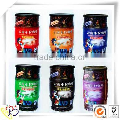 High quality fashion customized coffee tin can manufacturer