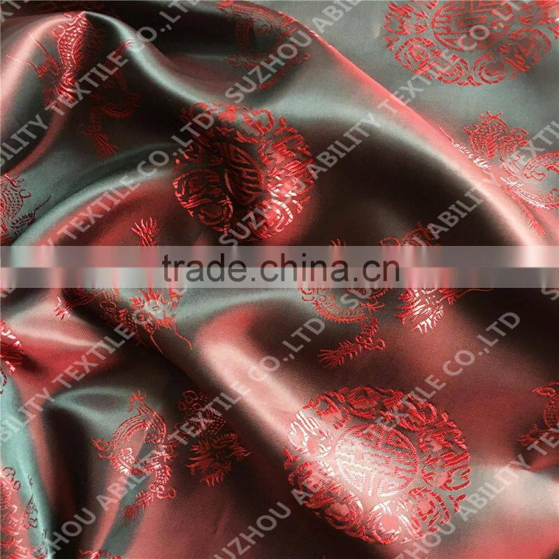 high quality polyester jacquard lining fabric for backpacks luggage/bags