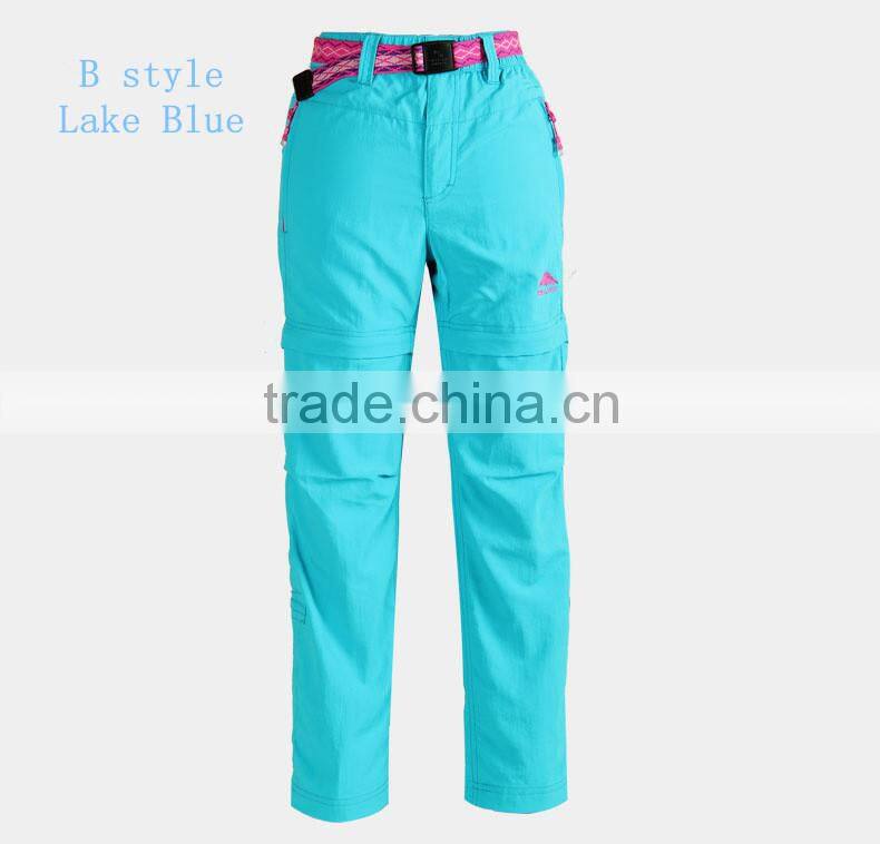 2015 New Style Comfortable Fashion Outwear Sports children quick-drying pants