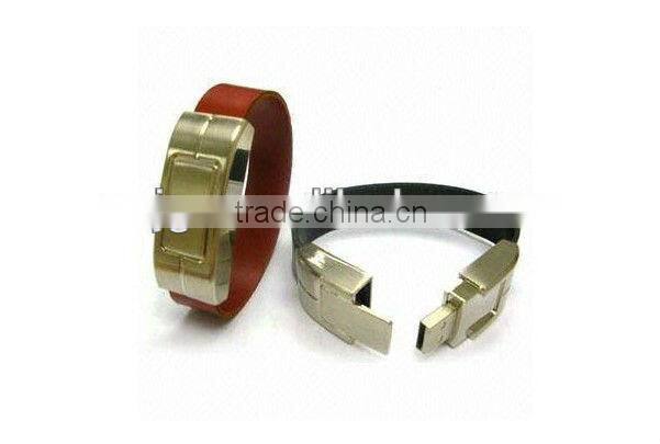 High Speed Leather USB Flash Drive,Bracelet USB Flash Drive