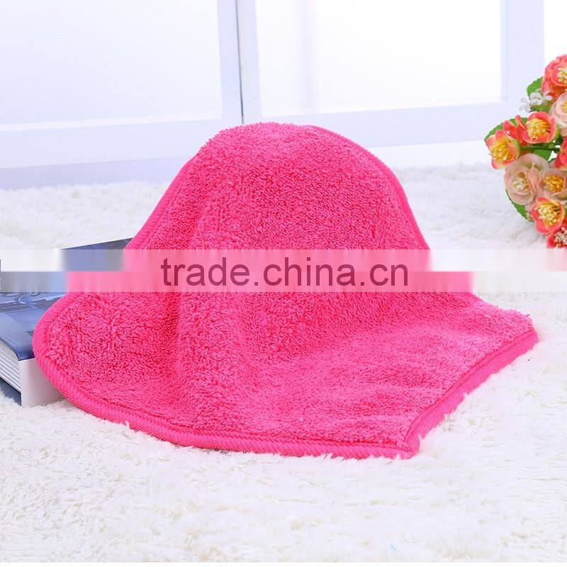 Factory OEM coral fleece towel 25*25