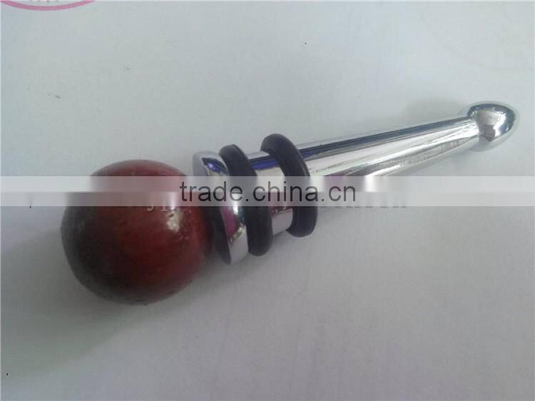 Popular wood ball shape Bottle Wine Stopper