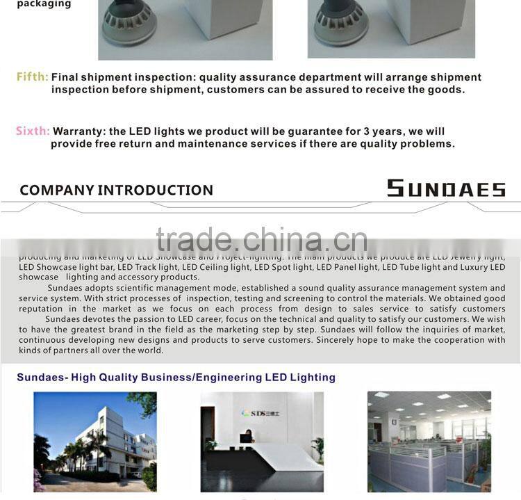 LED spotlight spotlight led 30 degree SMD5630 Aluminum GU10 led spotlight 2700K-6500K