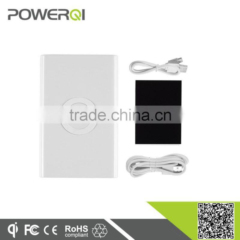 7000mAh portable wireless charger with receiver desktop wireless charging pad for galaxy S7 and S7 edge(T-810)