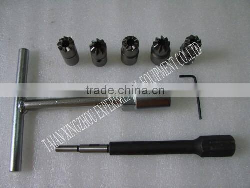 8 pics/set diesel injector seat cutter tools kit