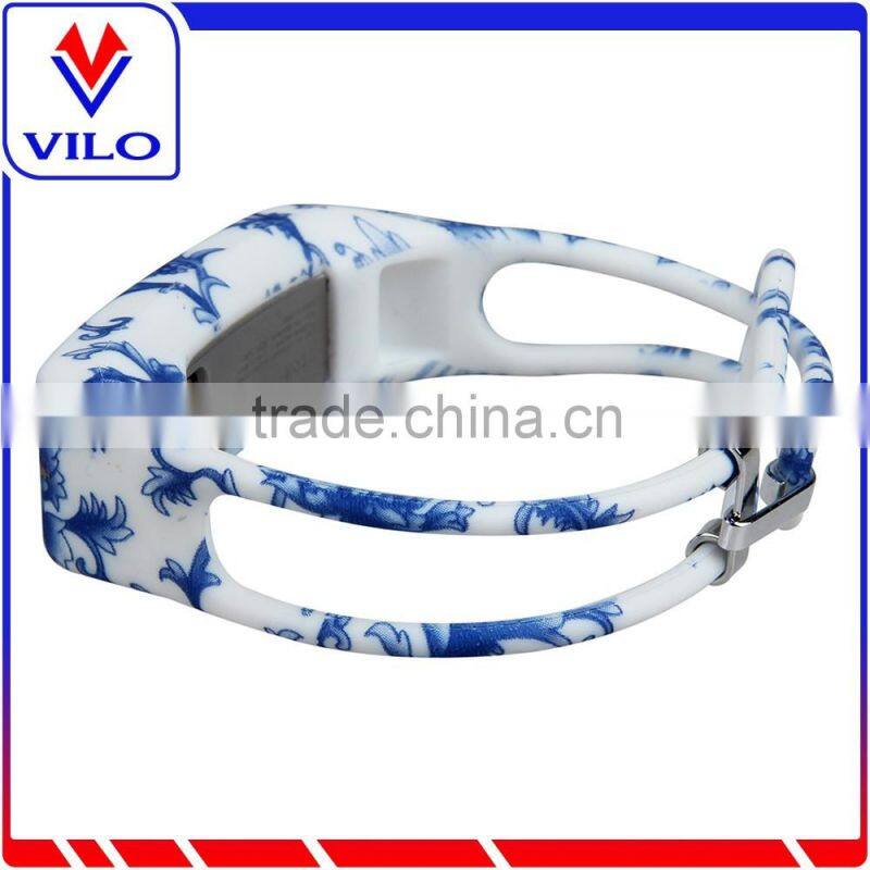 Best Selling Custom Pattern Rubber Wrist Band For Fitbit Alta Silicone Watch Strap, For Fitbit Alta Wrist Strap