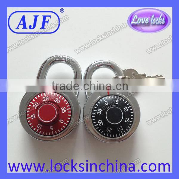 AJF 2015 USA NEW popular 50mm rotary fitness gym club padlock