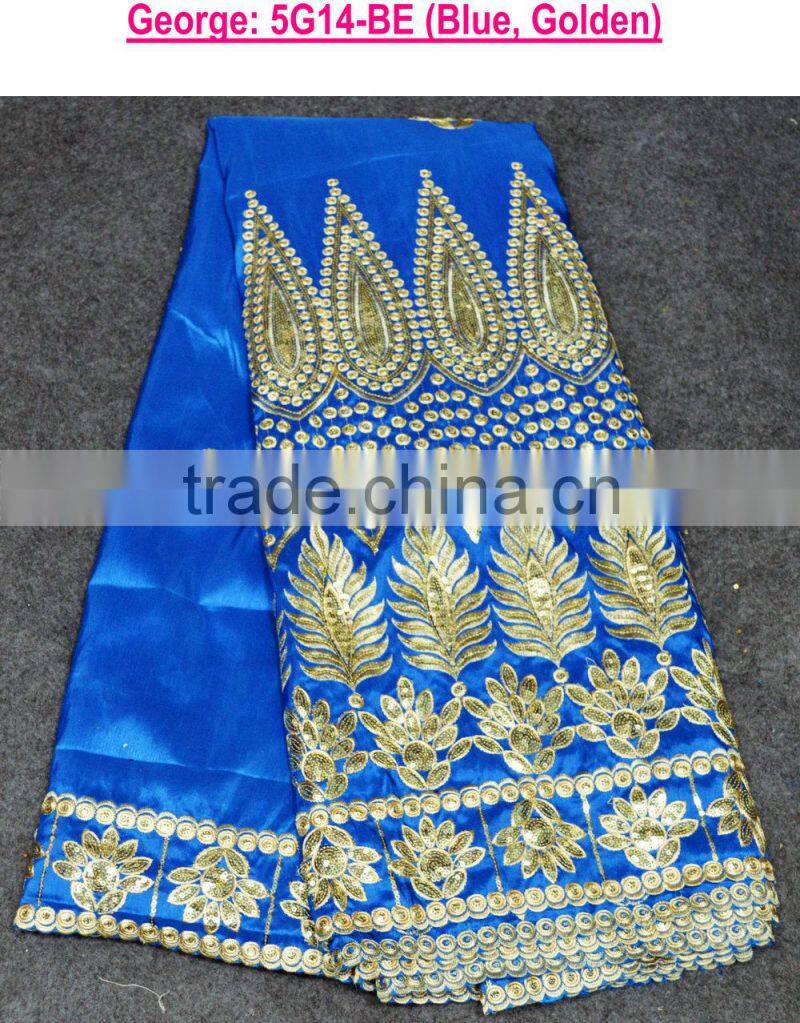 Indian george fabric wholesale african styles george lace fabrics for lady dress