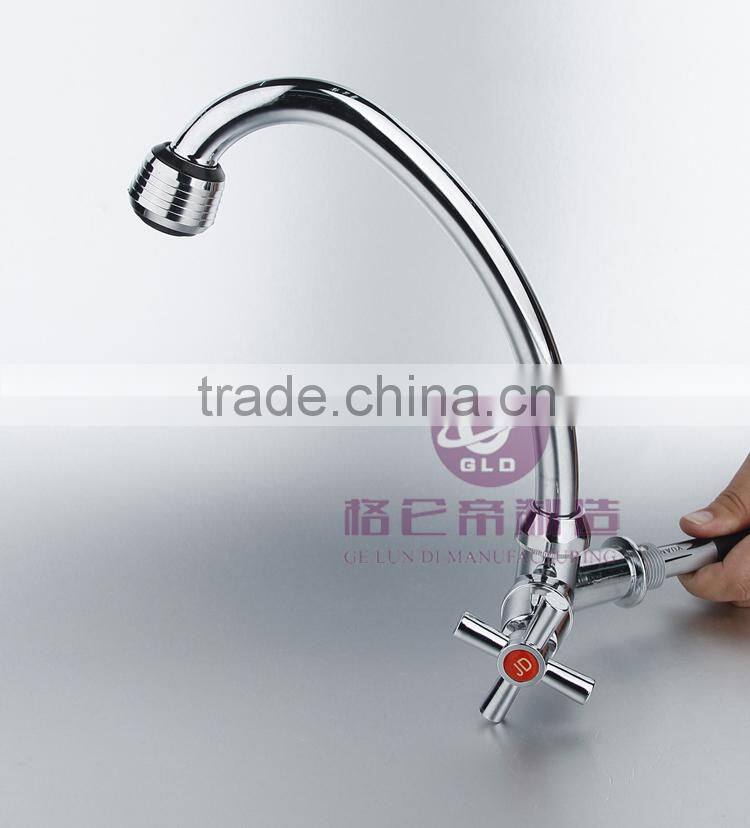 GLDKitchen Faucets With Plumbing Hose All Around Rotate Swivel 2-Function Water Outlet Mixer Tap Faucet,kitchen tap