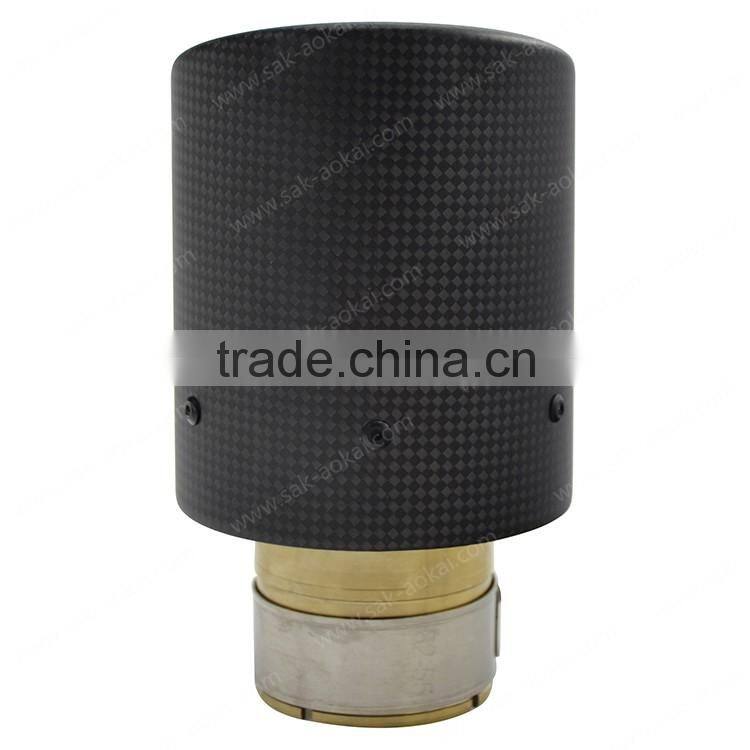 carbon fiber muffler tip cat-back exhaust pipe tip