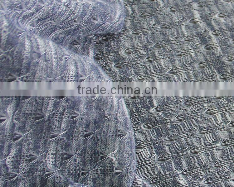 spring fashion knit sweater polyester mesh fabric