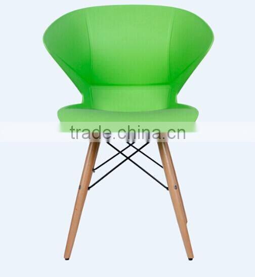 living room furniture /plastic chair factory/ modern brief plastic chair 1825
