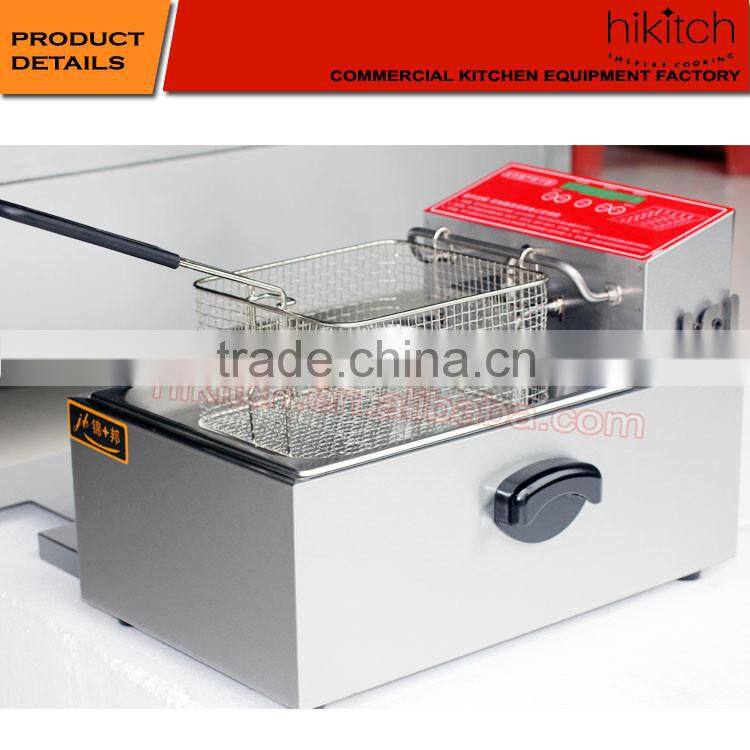commercial Food Machinery table top small NC electric deep fryer machine