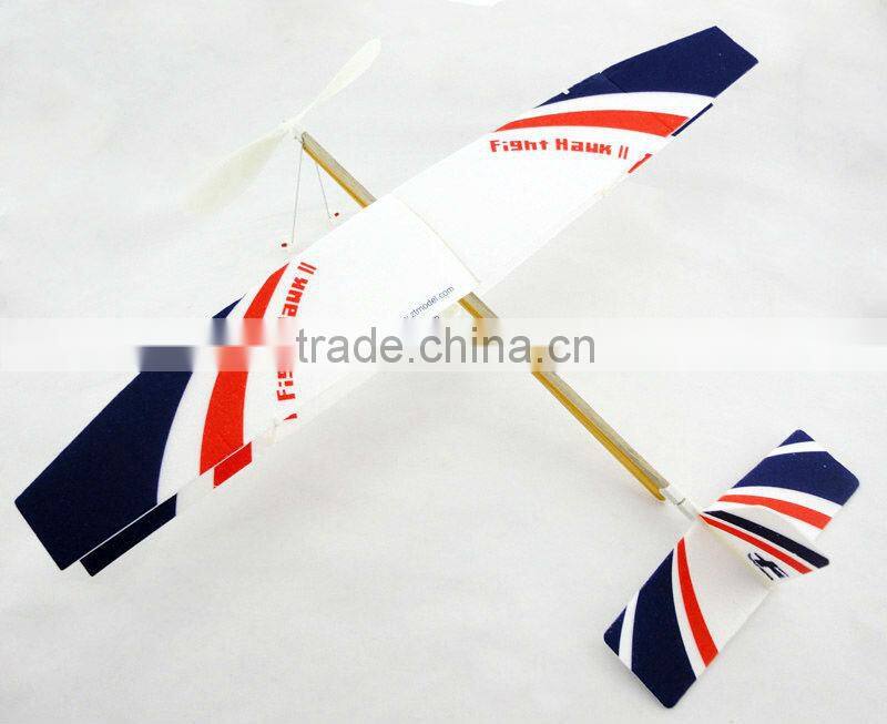 Fly Bird - Fight Hawk 20 Rubber Band Powered Plane