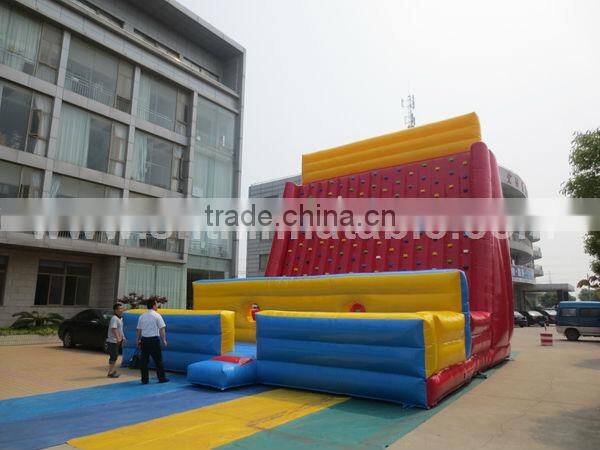 Advertising inflatable rock climbing
