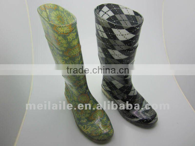 Fashion PVC women rain boots