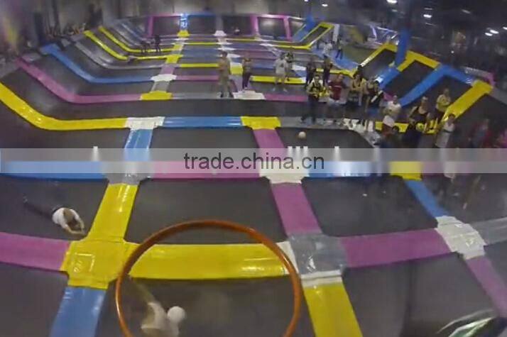 Indoor jumping bed trampoline park for kids and teenagers