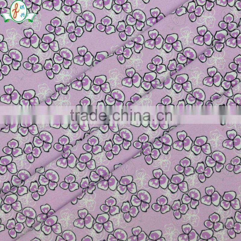 4 Way Stretch Printed Fabric Polyamide Elastane Pretty Flower Underwear Fabric Elastic Fashion Underwear Fabric
