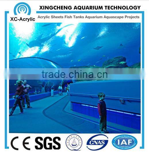 Good quality High Transparent Cast clear acrylic for aquarium tunnel