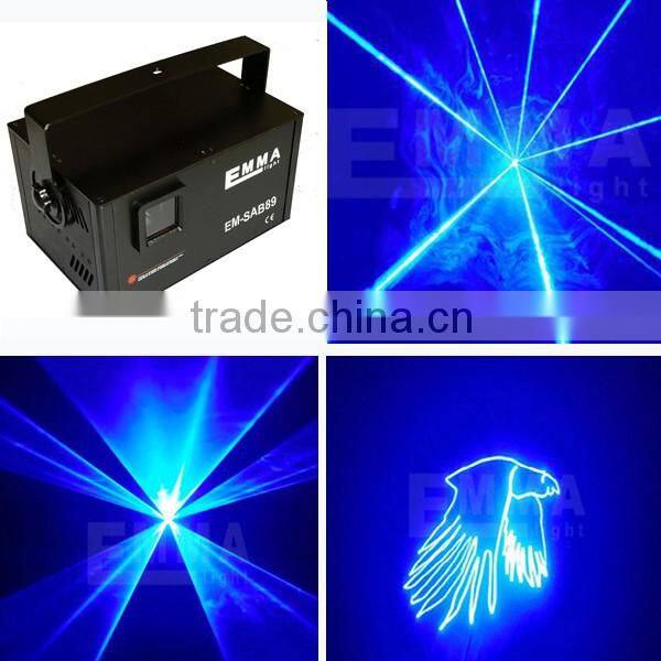 SD Card 6w ilda & dmx blue laser sd card, 3W blue animation laser sd card