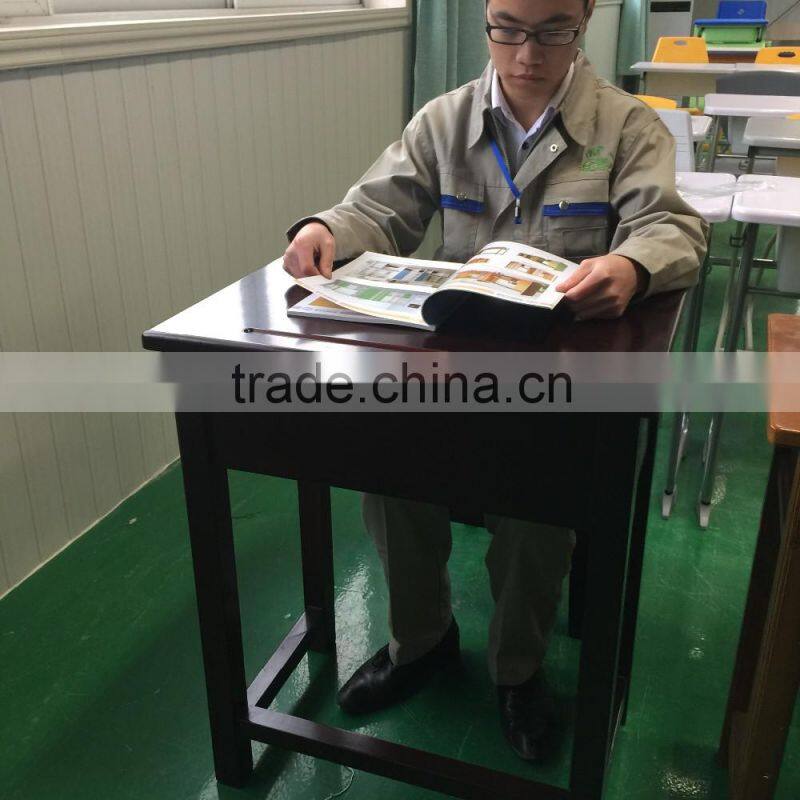 wooden school desk combo desk school desk with bench HXZY046