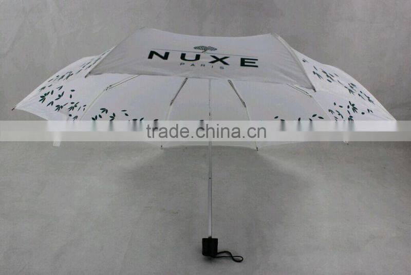 2015 21inches*8panel aluminum frame good quality 3 folding umbrella ,make your own umbrella