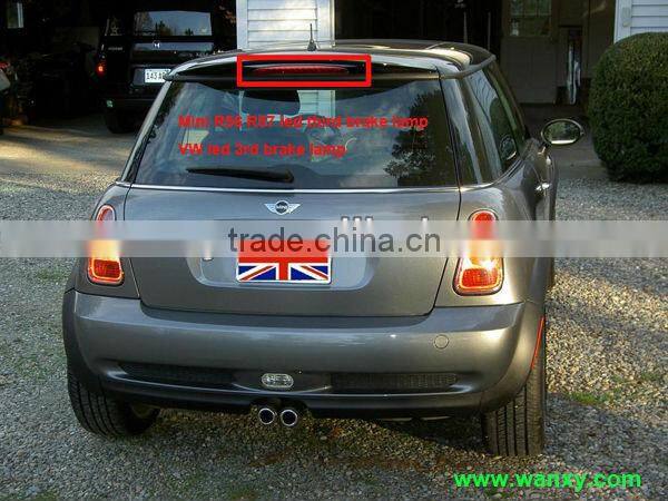 Smoke Chrome MINI R56 R60 led third brake light auto led turning light/brake light