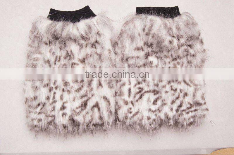2012 faux fur leg warmer,heated leg warmers