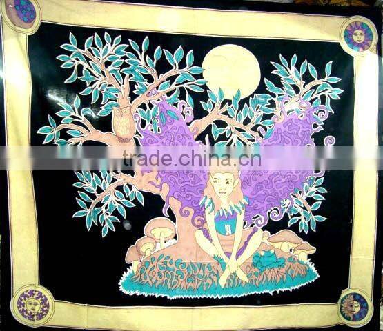 Om Design Cotton Bed cover