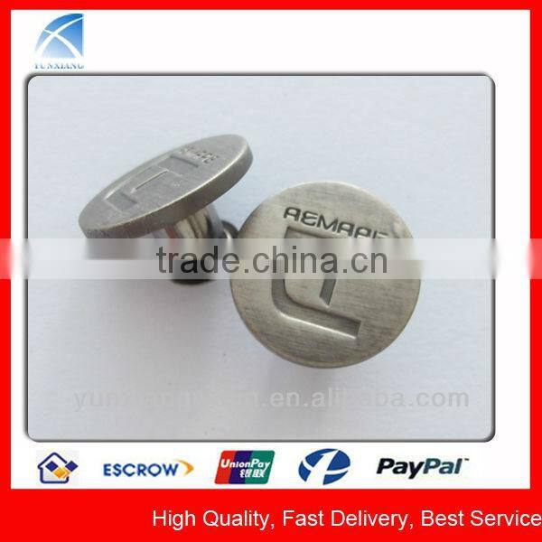 YX1852 Custom Metal Jeans Button Factory