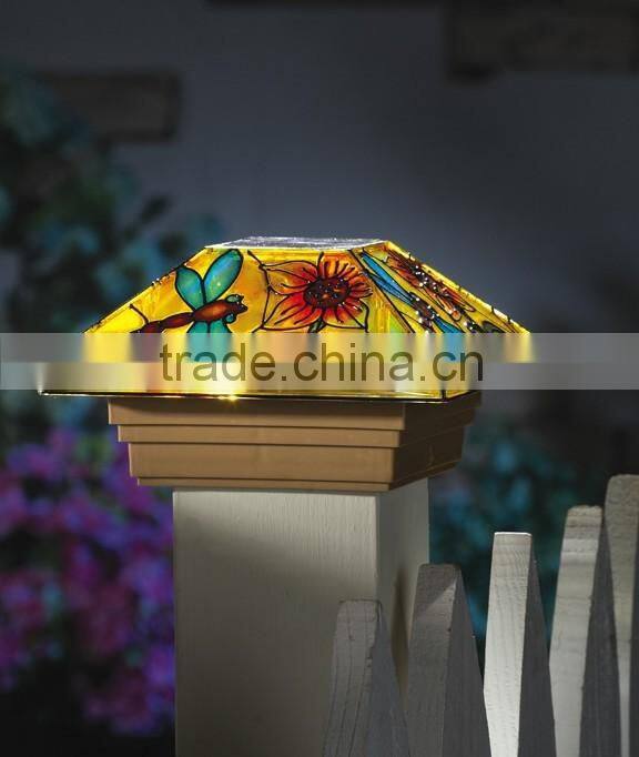 Led Solar Fence Post Light with Two Size
