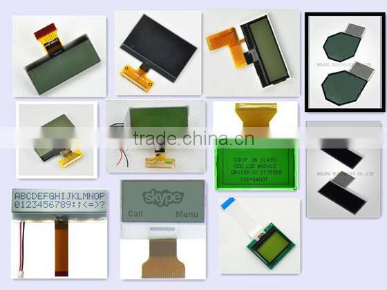 custom monochrome character LCD display module cob