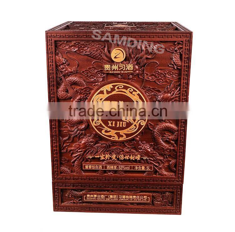 laser engraving wooden box
